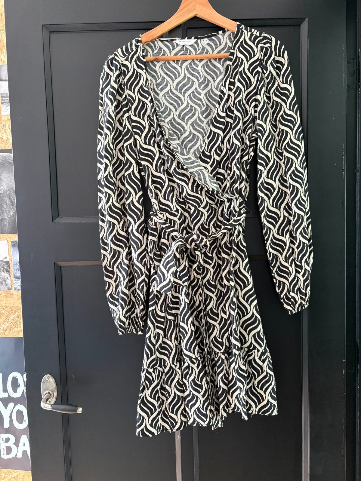 Zwart wit jurkje van the sting maat l, Kleding | Dames, Ophalen of Verzenden, Zo goed als nieuw
