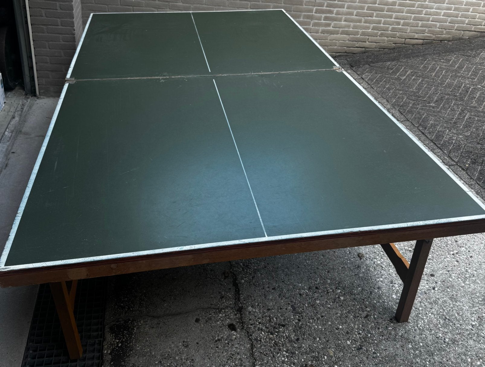 Professionele Heemskerk indoor tafeltennistafel, Sport en Fitness, Tafeltennis, Ophalen, Zo goed als nieuw, Tafel Indoor
