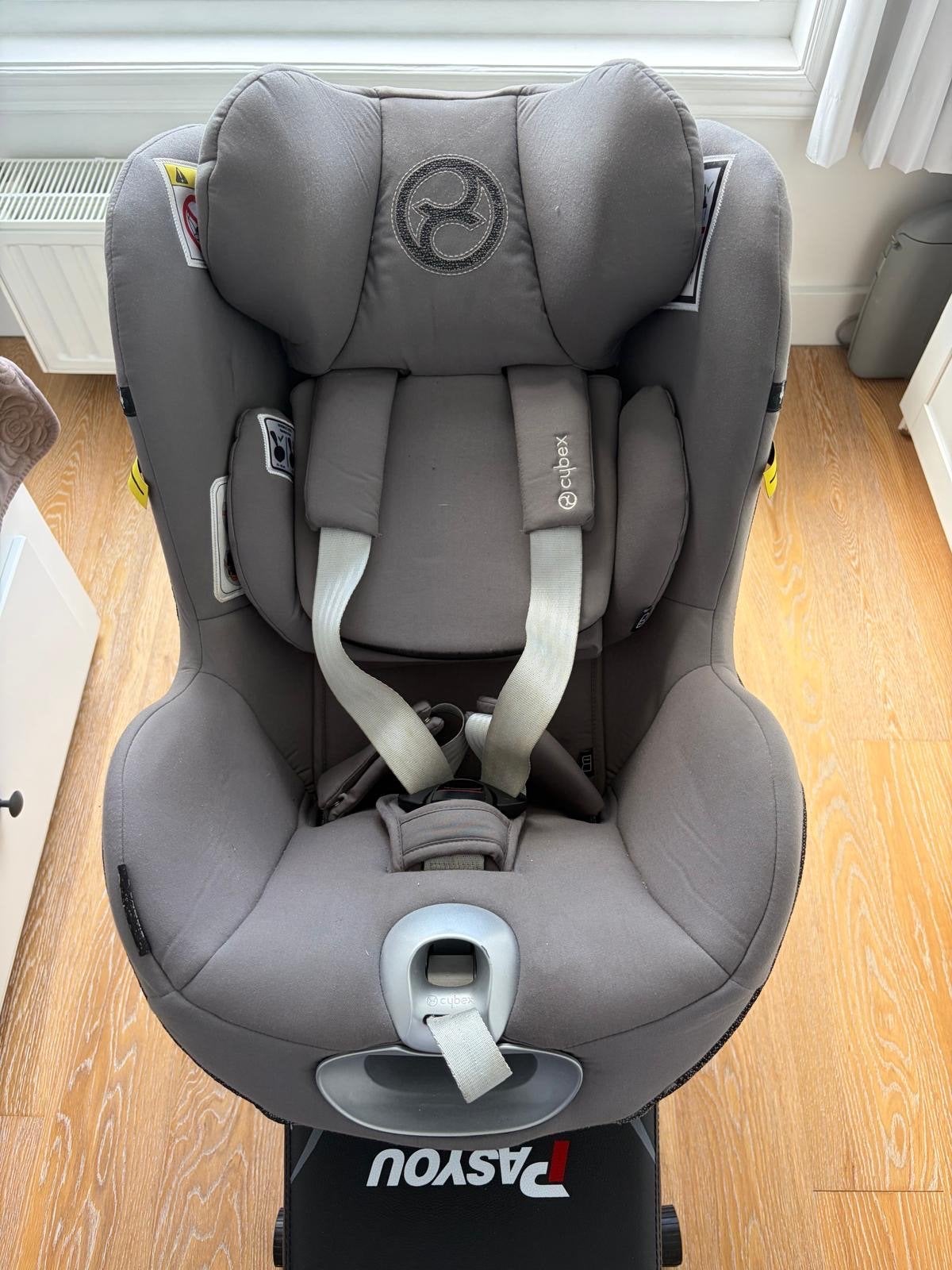 Cybex Sirona Z i-Size Soho Grey + Base Z2, 0 t/m 18 kg, Verstelbare rugleuning, Zo goed als nieuw, Isofix