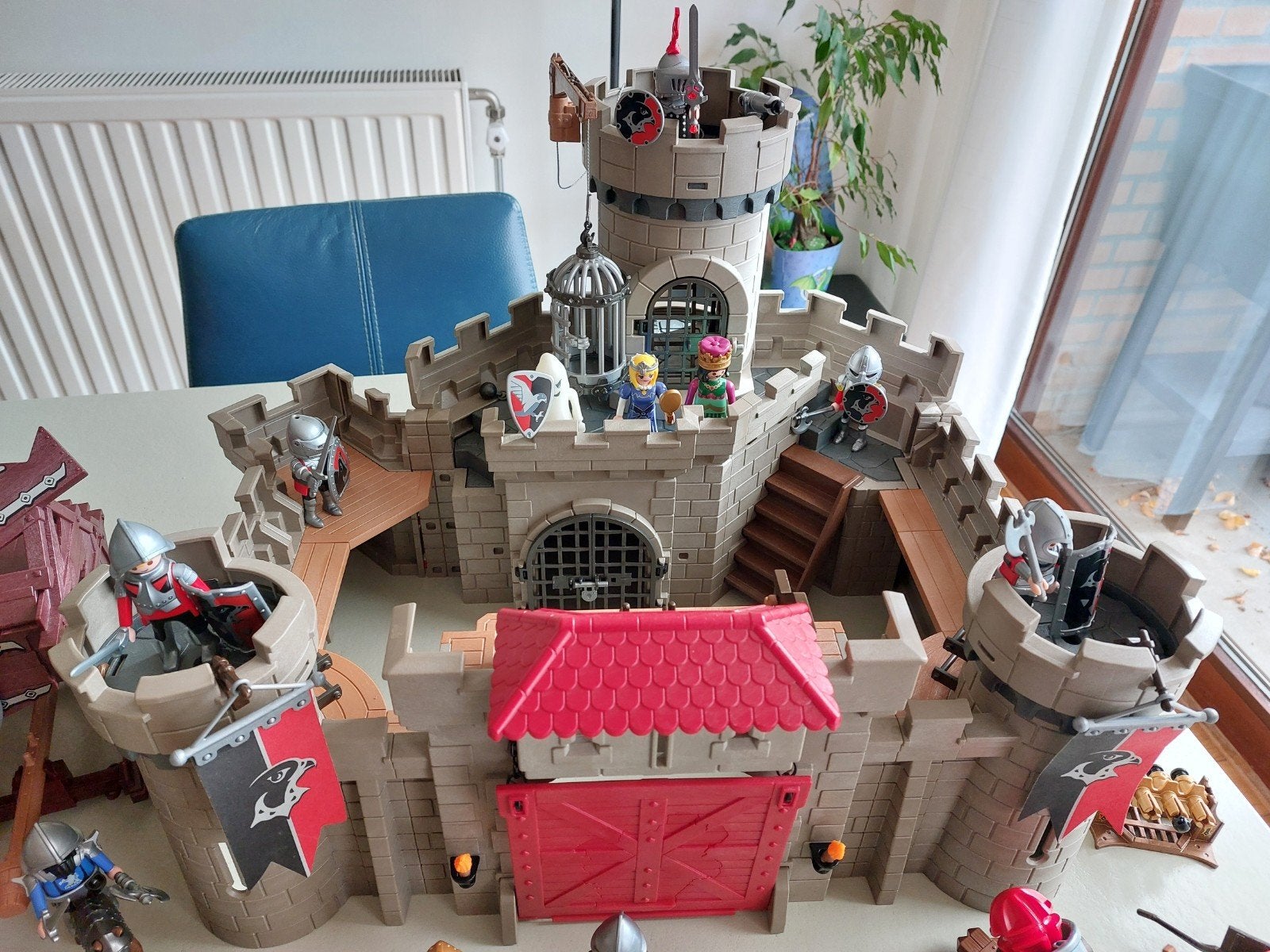 Grote Playmobil collectie: oa ridderkasteel, Ark van Noach, Ophalen, Gebruikt, Jongen of Meisje