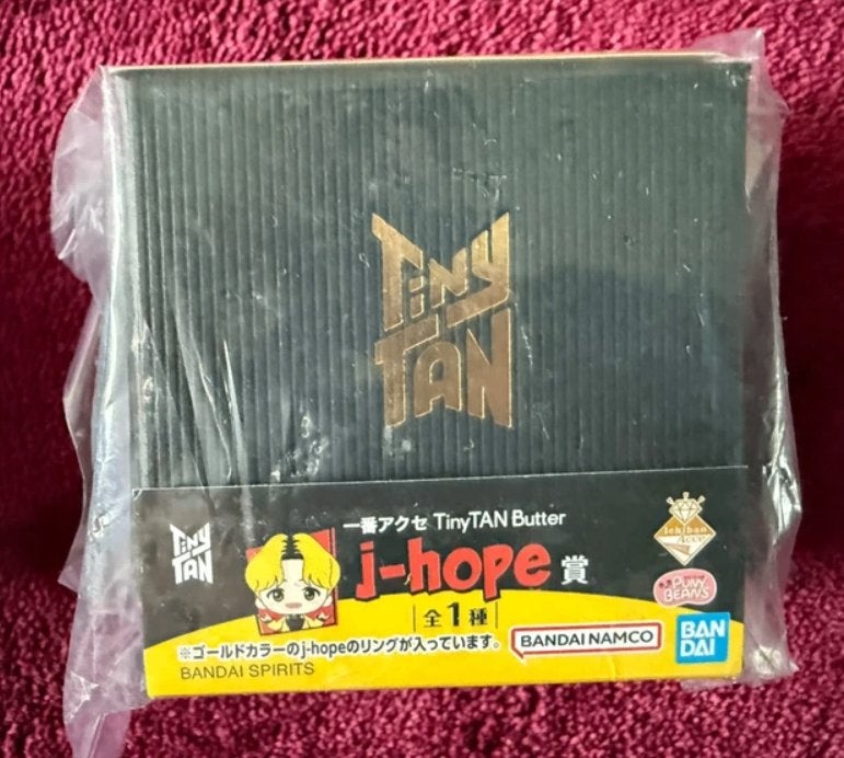 BTS J-hope TinyTan gold ring official merch Ichiban Kuji, Ophalen of Verzenden, Nieuw, Foto of Kaart