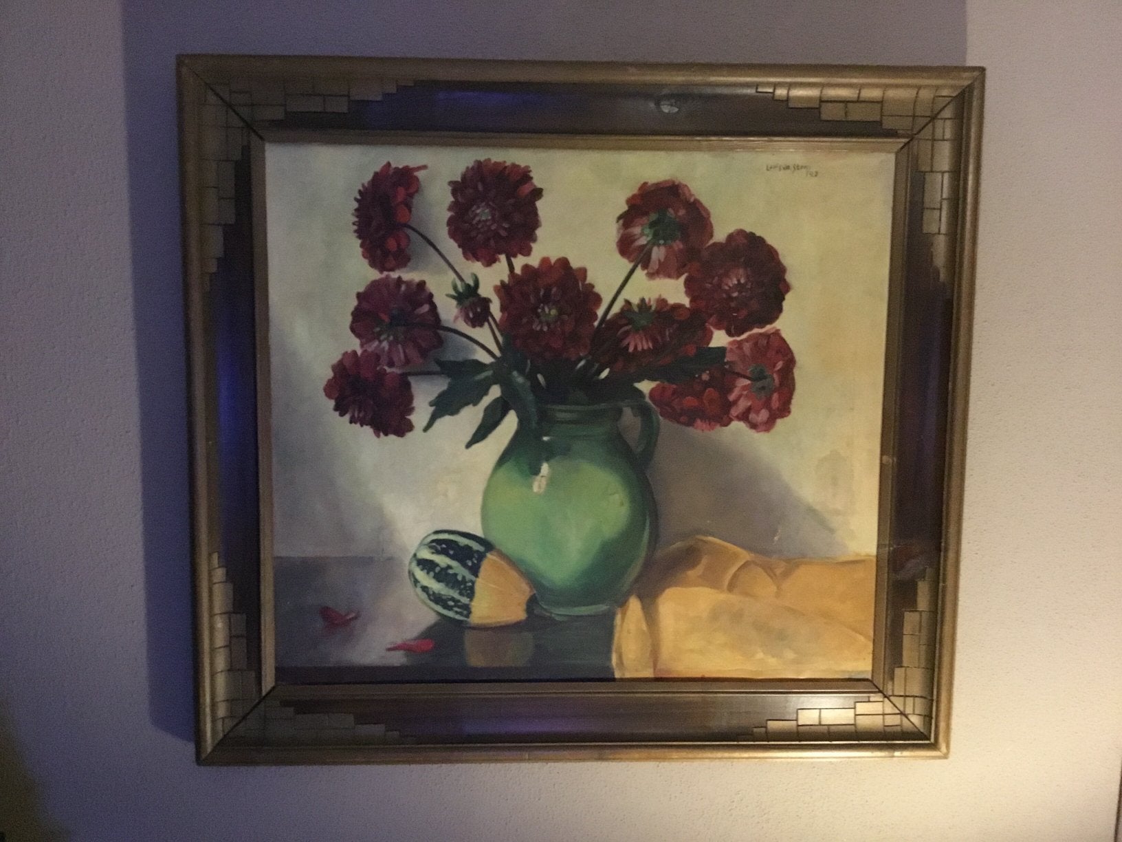 Olieverfschilderij op doek van Louis Vd Steen, Ophalen of Verzenden
