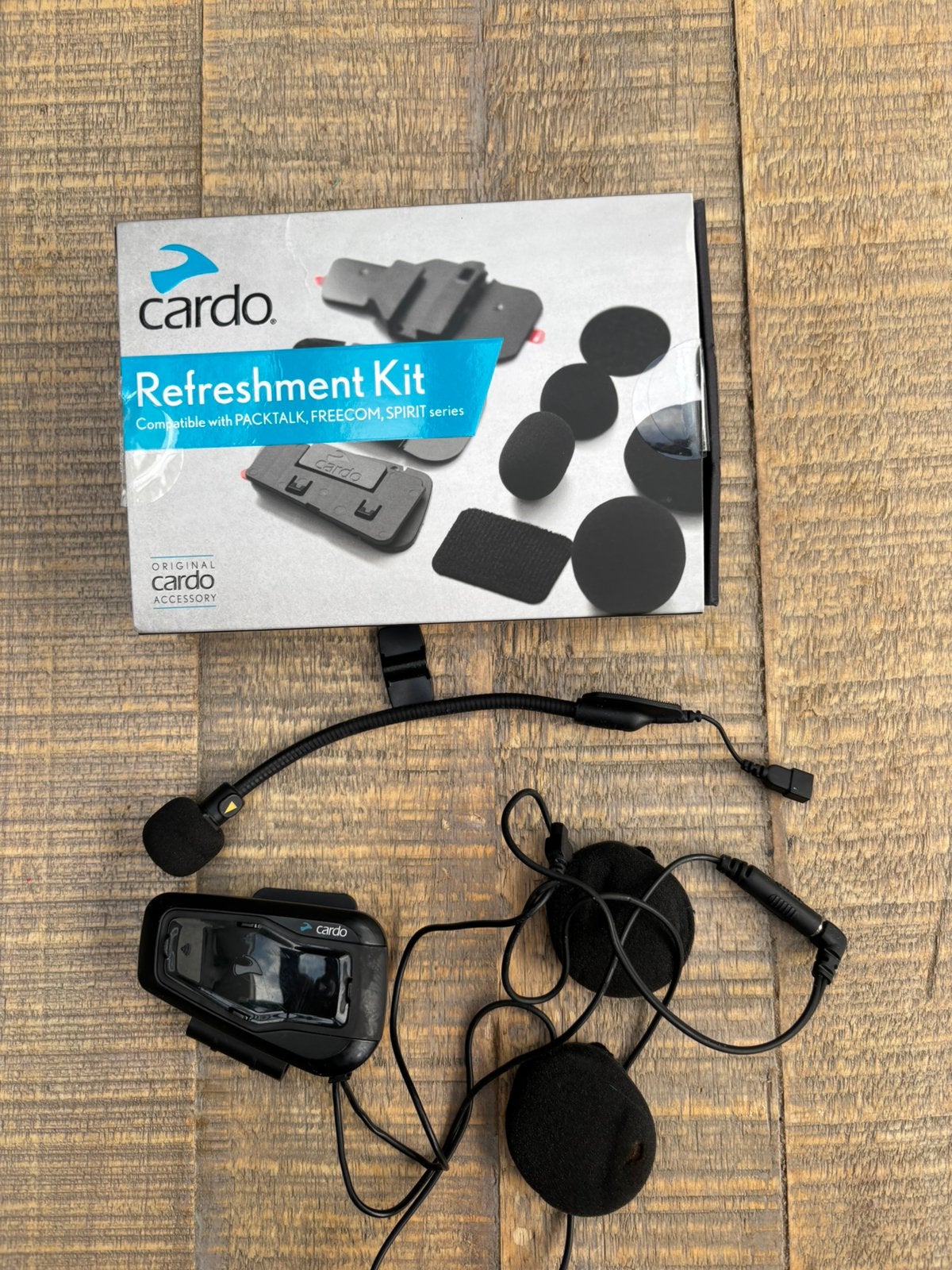 Cardo freecom 2 headset. Compleet, Ophalen, Gebruikt