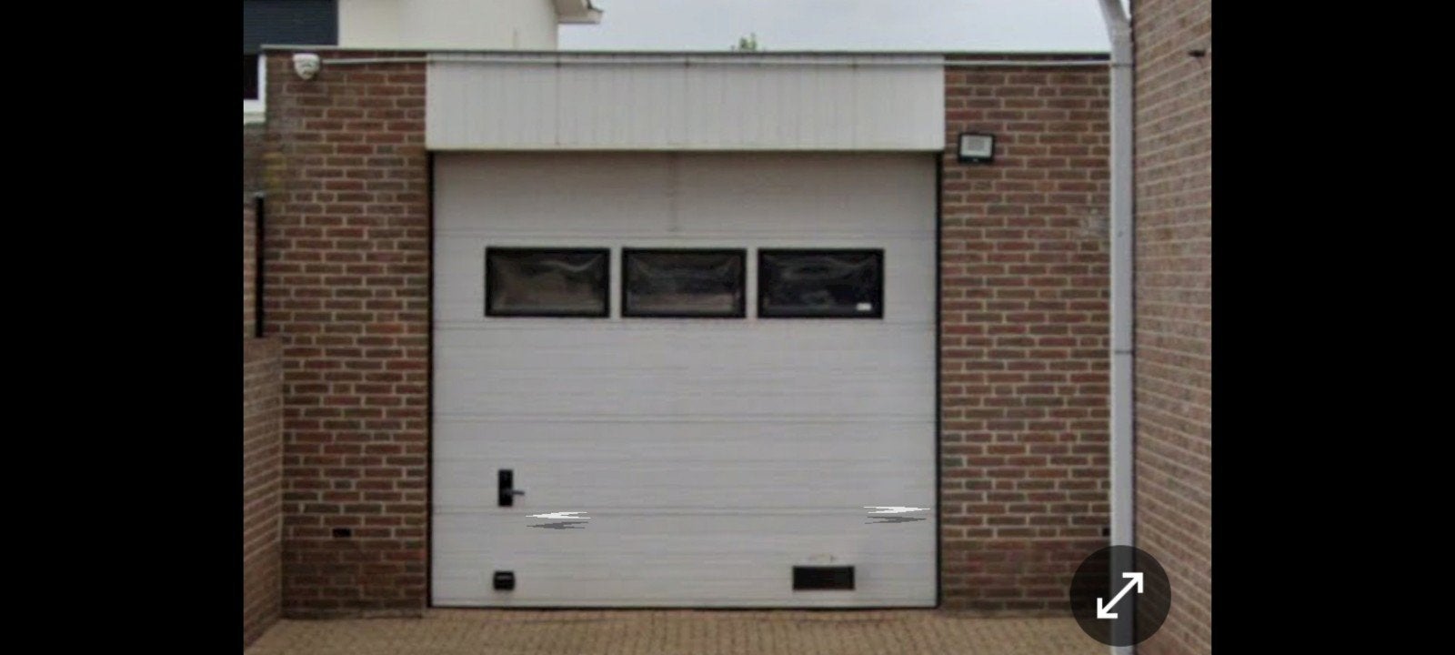 garage deur, Doe-het-zelf en Verbouw, Garagedeur, Ophalen of Verzenden, Zo goed als nieuw, Glas