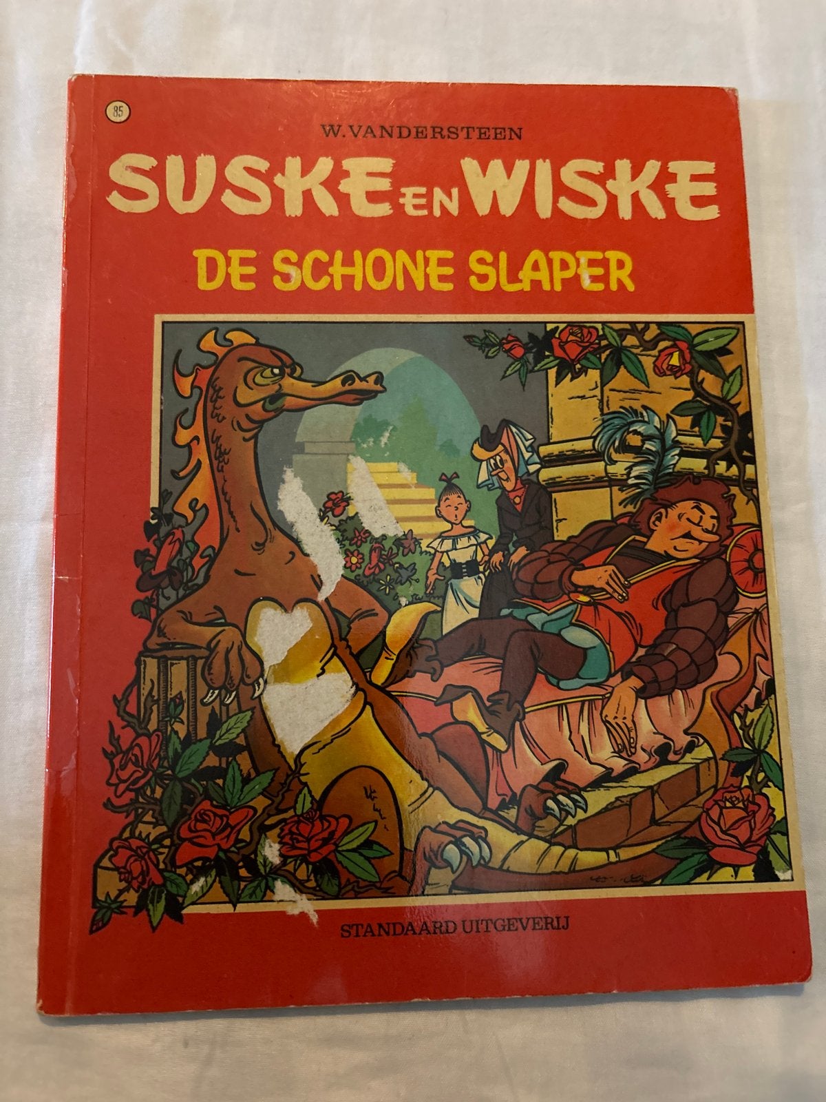 Suske en Wiske - De Schone Slaper (1971), Eén stripboek, Ophalen of Verzenden, Gelezen