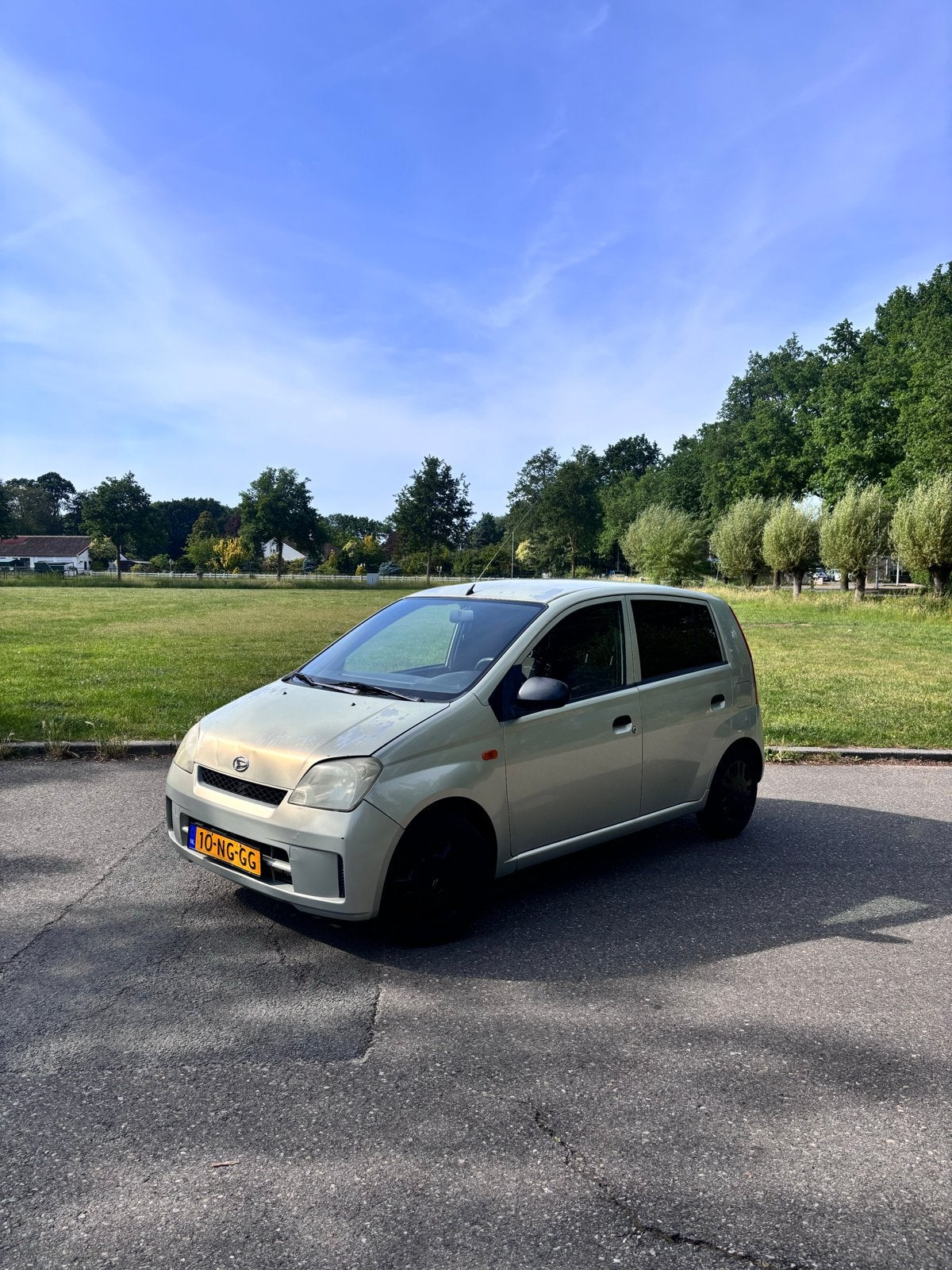 Daihatsu Cuore 1.0 5DRS 2003 Beige | ELEK RAMEN | INRUILKOOP, Auto's, Daihatsu, 600 kg, Cuore, Beige, Origineel Nederlands