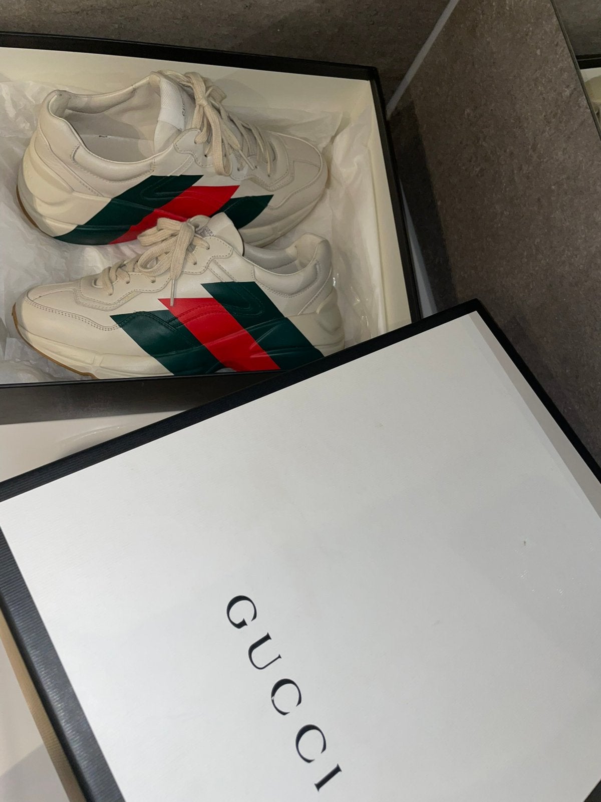 Gucci sneakers rython origineel, Ophalen of Verzenden, Zo goed als nieuw, Sneakers of Gympen