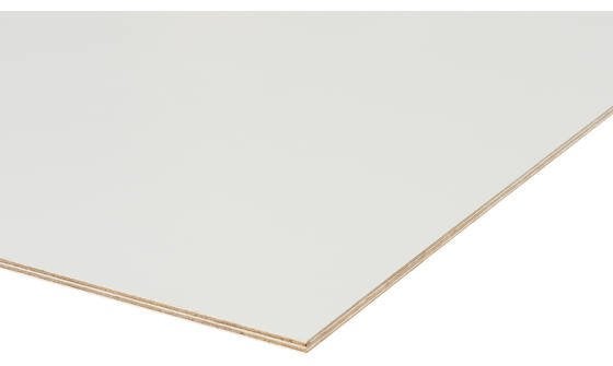 Multiplex plaat wit gegrond interieurbouw  122x250cm
