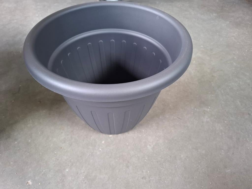 12 Grote Nieuwe Kunststof Bloempotten - Ø38cm H31cm, Tuin en Terras, Kunststof, Rond, Nieuw, Ophalen of Verzenden