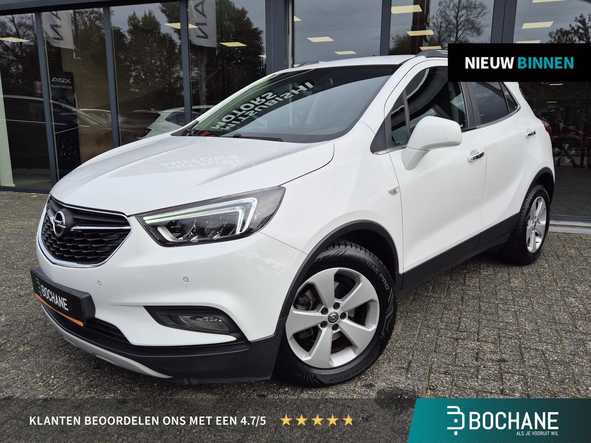 Opel Mokka X 1.4 Turbo Innovation | Navigatie | Automaat | A, Auto's, Gebruikt, Met garantie (alle), Wit, 1364 cc