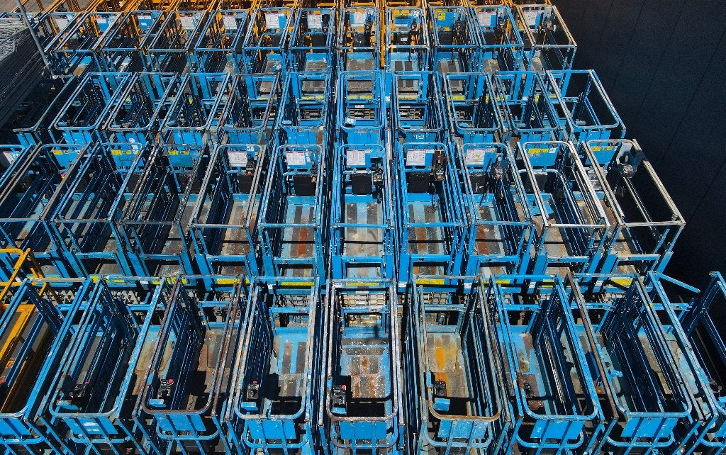 Elektrische schaarhoogwerkers, Ophalen, Nieuw