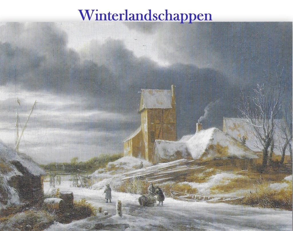 Ongelopen Ansichtkaart Winterlandschappen (B3951) --2, Ophalen of Verzenden, 1980 tot heden, Ongelopen