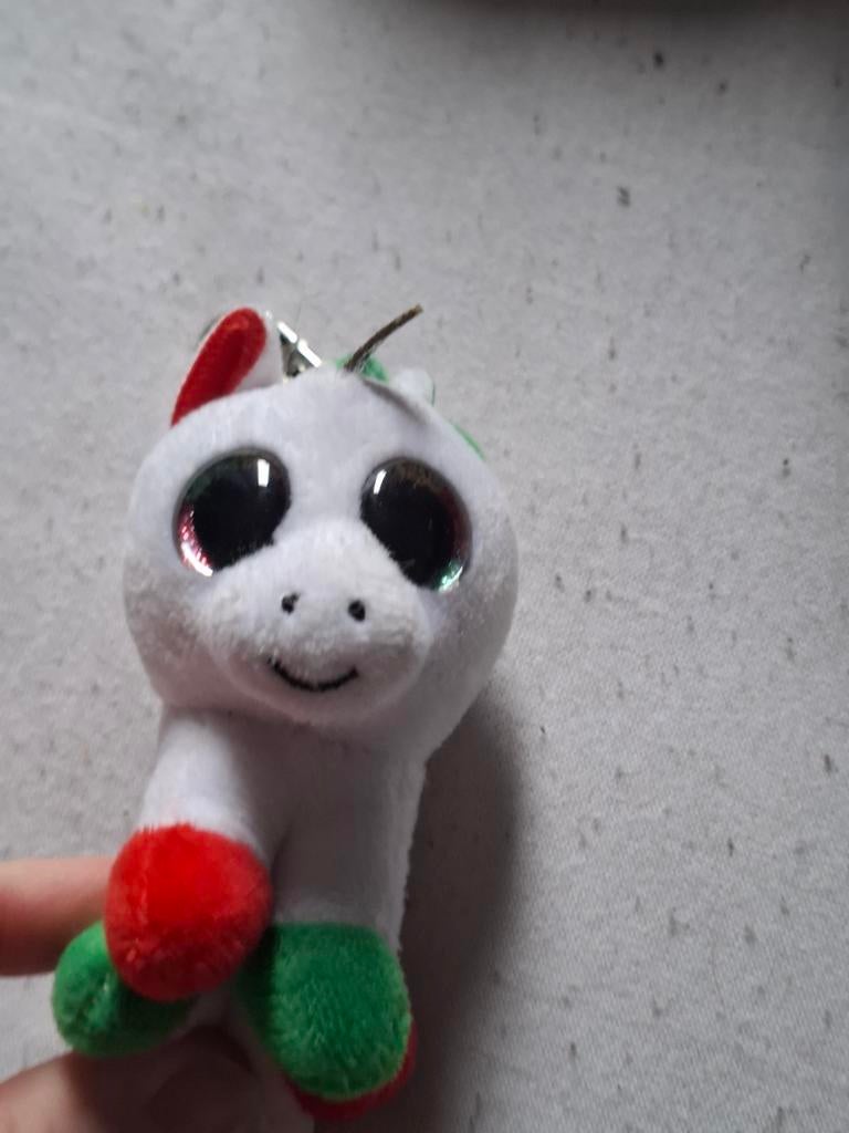 Kleine Ty Beanie Boo Eenhoorn Sleutelhanger, Ophalen of Verzenden