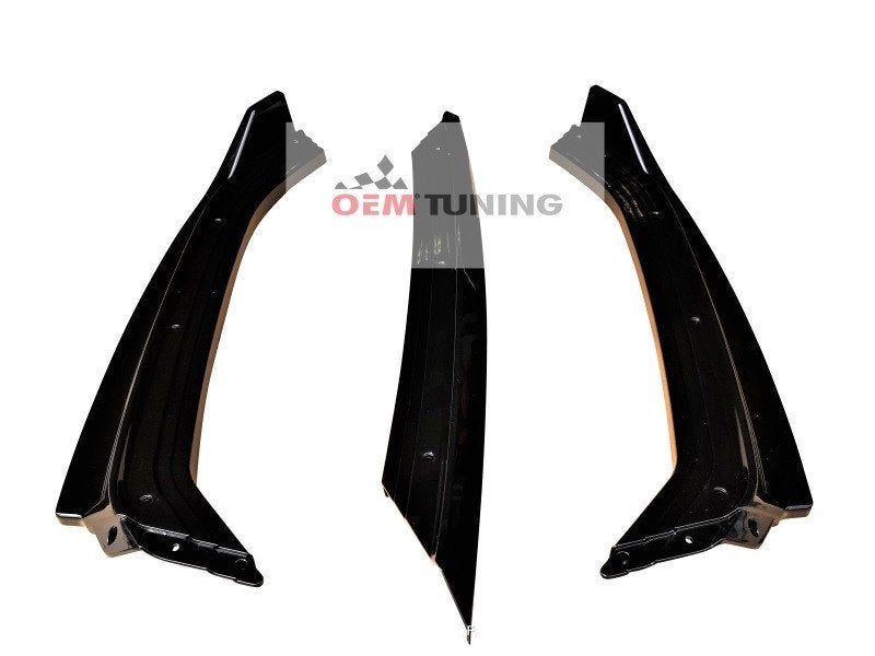 Frontlip Spoiler geschikt voor POLO 6C | 14-17 | zwart, Auto diversen, Ophalen of Verzenden