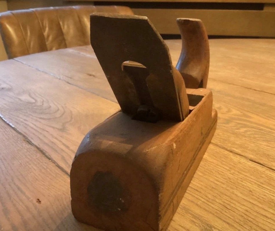 Oude houten schaaf - Vintage gereedschap, Ophalen of Verzenden
