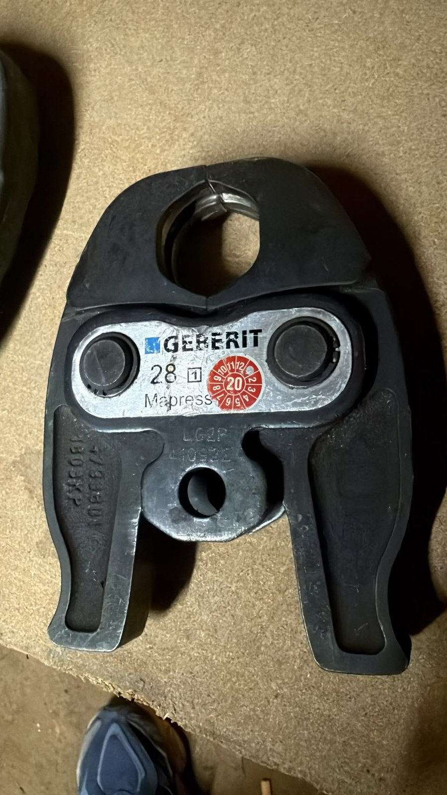 Geberit Mapress vsh Xpress persbek M35, Ophalen of Verzenden, Gebruikt