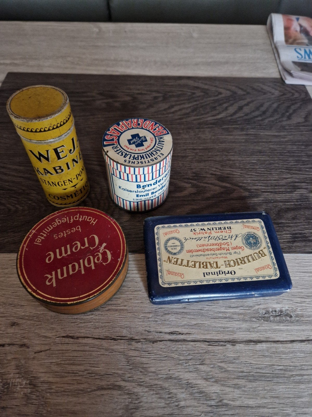 ww2 lotje oude lege blikken, Ophalen of Verzenden, Duitsland, Hulzen of Bodemvondsten