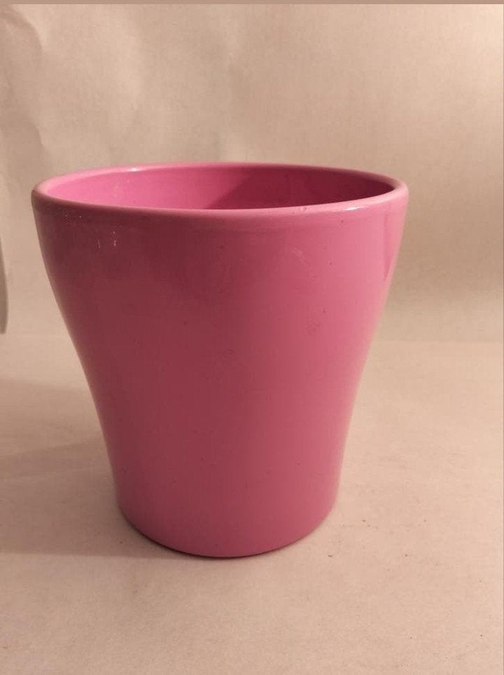 Zeer mooie Roze bloempot, Ophalen of Verzenden, Zo goed als nieuw, Overige kleuren
