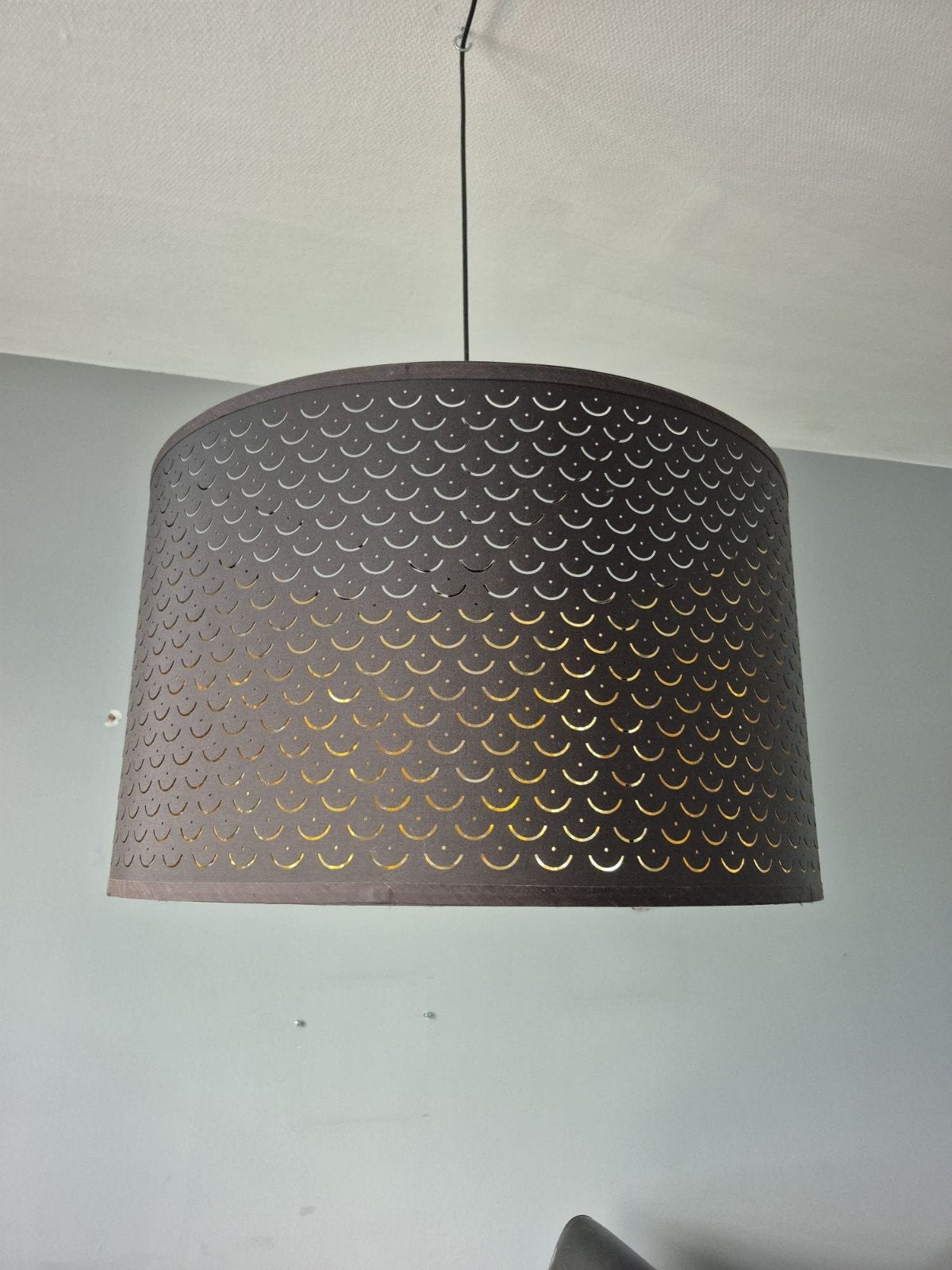 Lampenkap ikea nymö, Huis en Inrichting, Lampen | Lampenkappen, Ophalen, Zo goed als nieuw, Rond