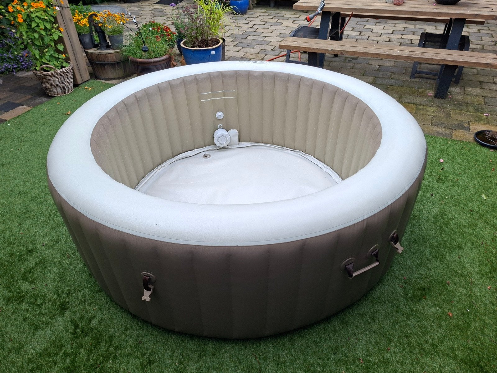 Intex PureSpa Opblaasbare Jacuzzi - Zo goed als nieuw, Ophalen, Gebruikt, Opblaasbaar