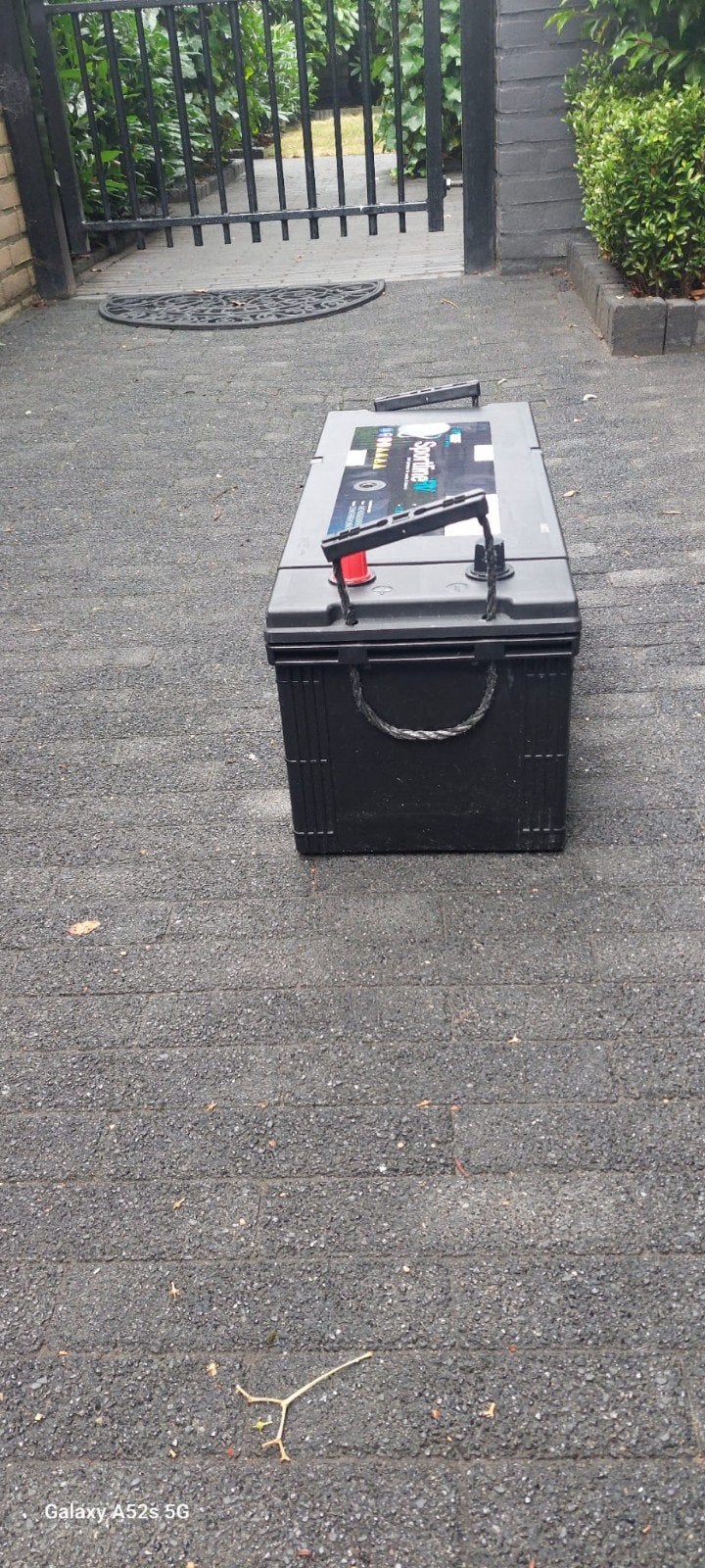 accu sportline rv  165 amper 12 volt, Ophalen, Gebruikt