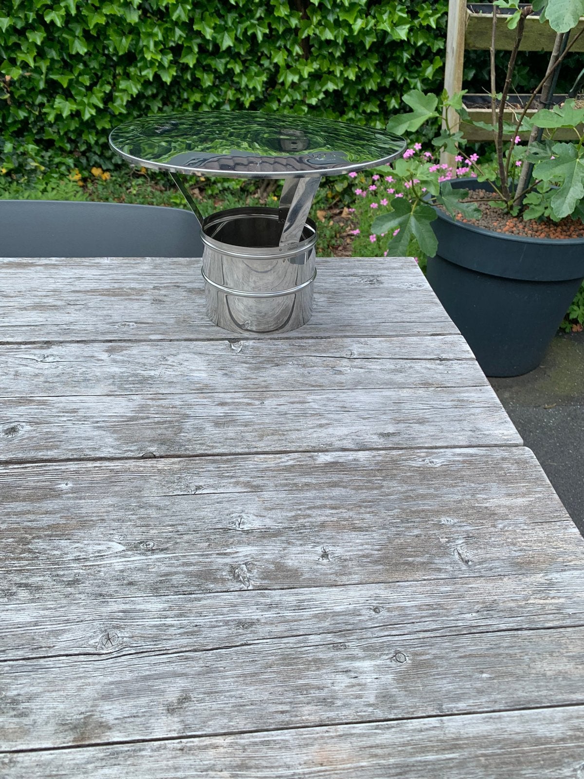 Enkelwandig rvs rookkanaal eenvoudige regenkap, Huis en Inrichting, Kachels, Ophalen, Nieuw, Hout, Houtkachel