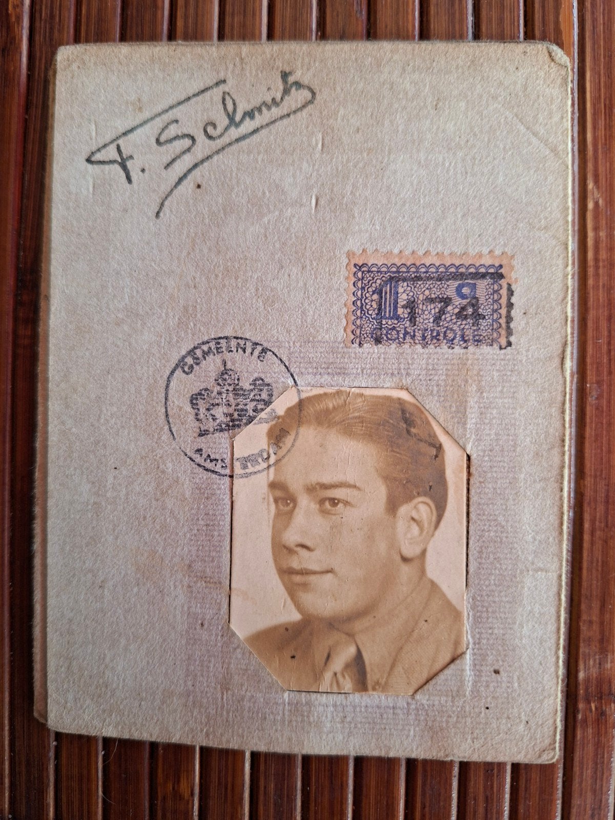 Persoonsbewijs 1943, Ophalen of Verzenden, Landmacht, Nederland, Boek of Tijdschrift