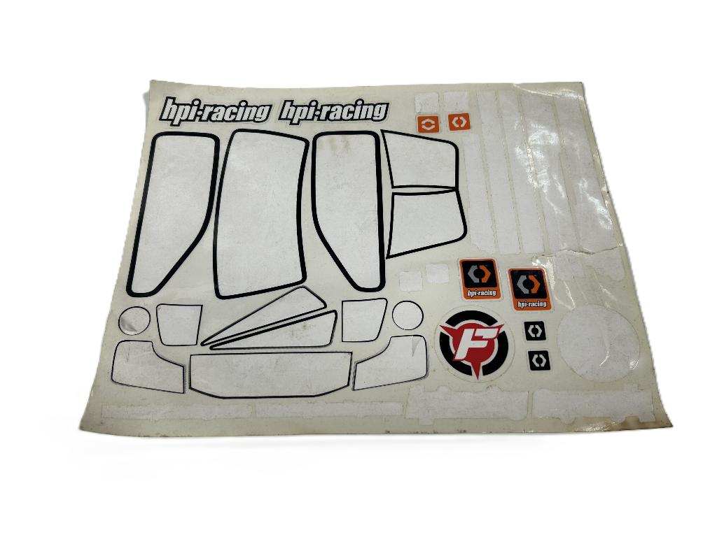 Restant HPI stickers 1/10, Ophalen of Verzenden, Overige schalen, Onderdeel