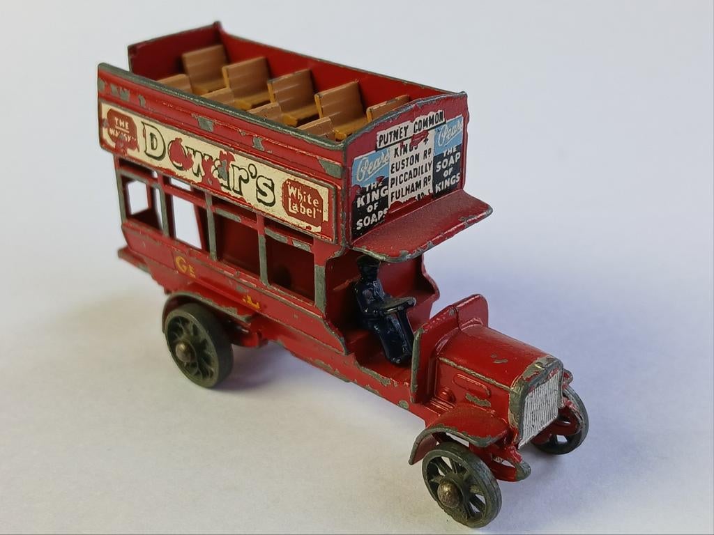 Lesney Matchbox Dubbeldekker Bus - Dewar's Whisky, Hobby en Vrije tijd, Ophalen of Verzenden, Gebruikt, Bus of Vrachtwagen