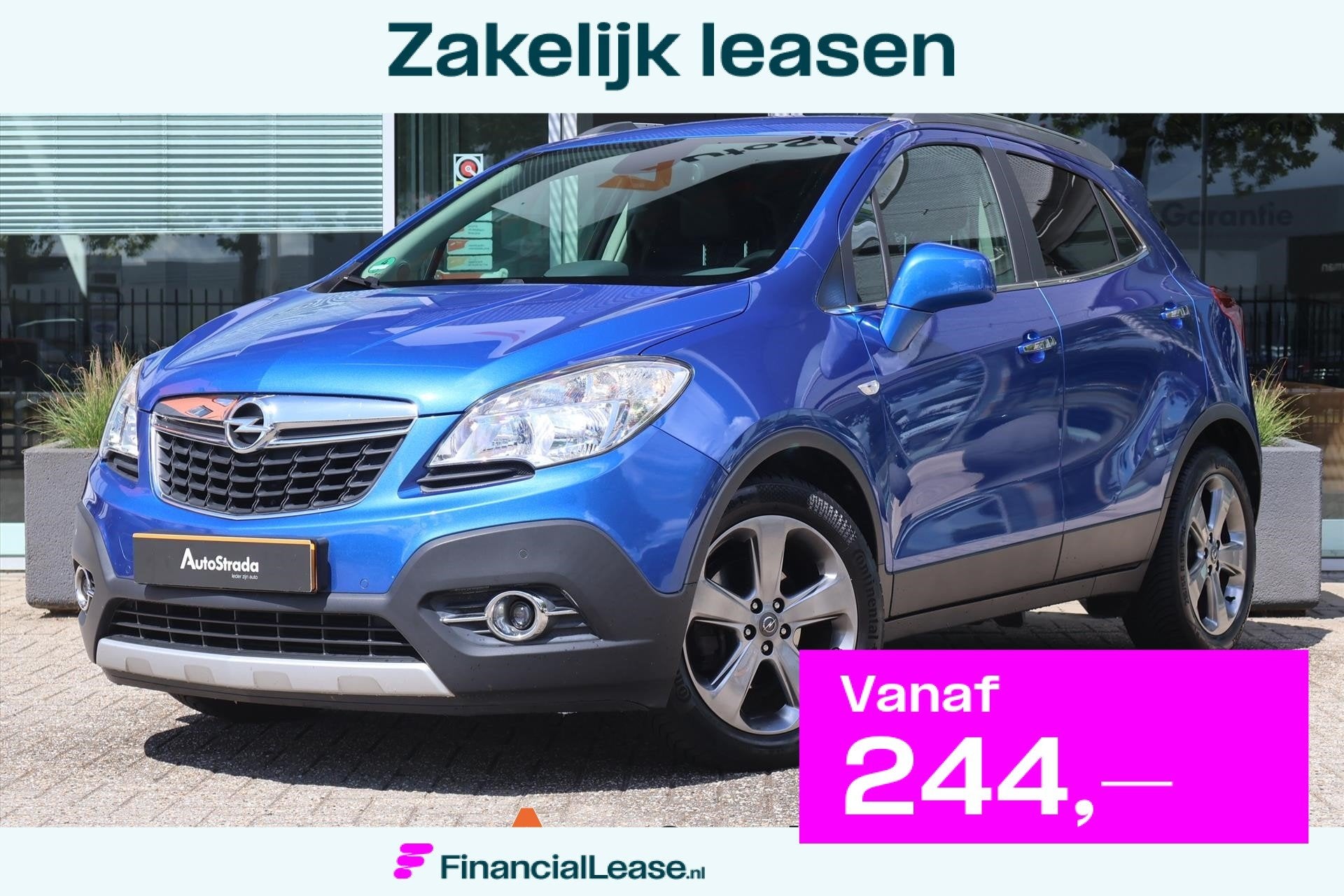 Opel Mokka 1.4 TURBO Cosmo 140PK I Leder I Camera I Navi I T, Euro 5, Gebruikt, 4 cilinders, Met garantie (alle)