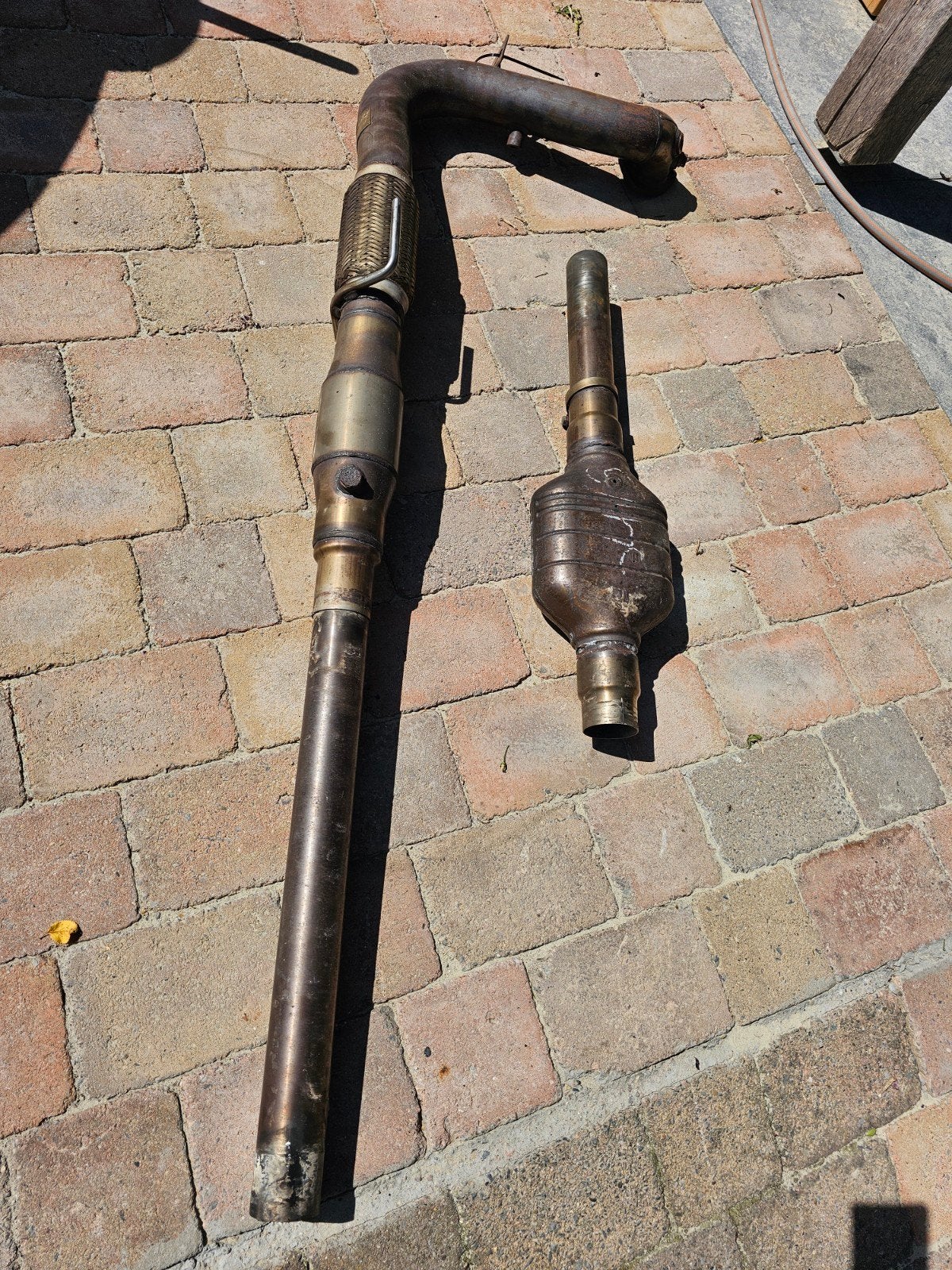 Saab 9-3 3 inch downpipe uitlaat, Ophalen, Gebruikt, Saab