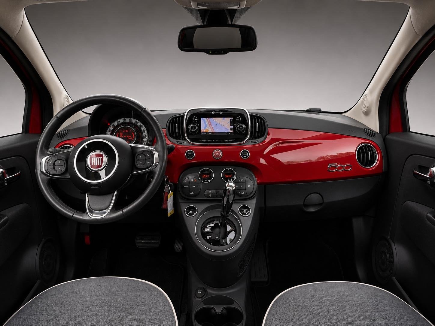 Fiat 500 0.9 TwinAir Turbo Lounge| Automaat|Navi|Airco|Glaze, Stof, Gebruikt, Met garantie (alle), Origineel Nederlands