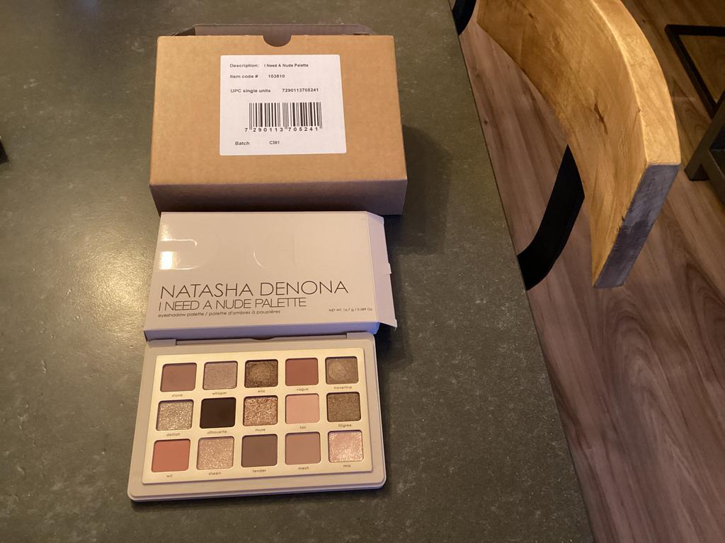 Natasha Denona I Need A Nude Palette - Oogschaduw, Ophalen of Verzenden, Zo goed als nieuw, Make-up, Overige kleuren