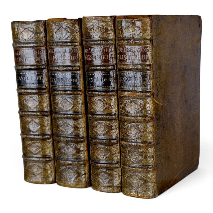 Vierdelige boekenserie 'Tegenwoordige staat van Friesland', Ophalen of Verzenden