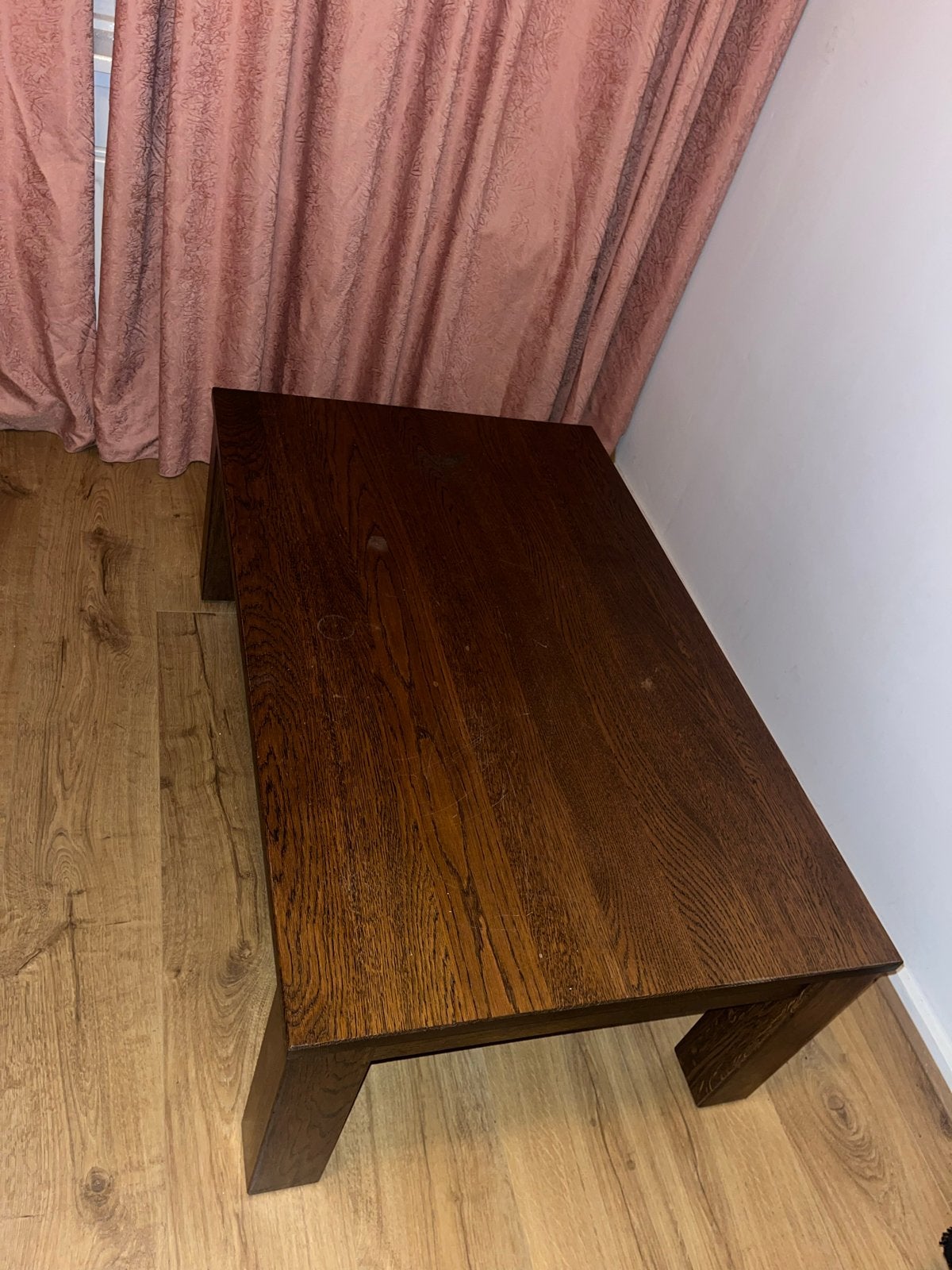 Eettafel en salon tafel met 3 stoelen. DIT WEEKEND WEG, Ophalen, Gebruikt, 100 tot 150 cm, Eikenhout