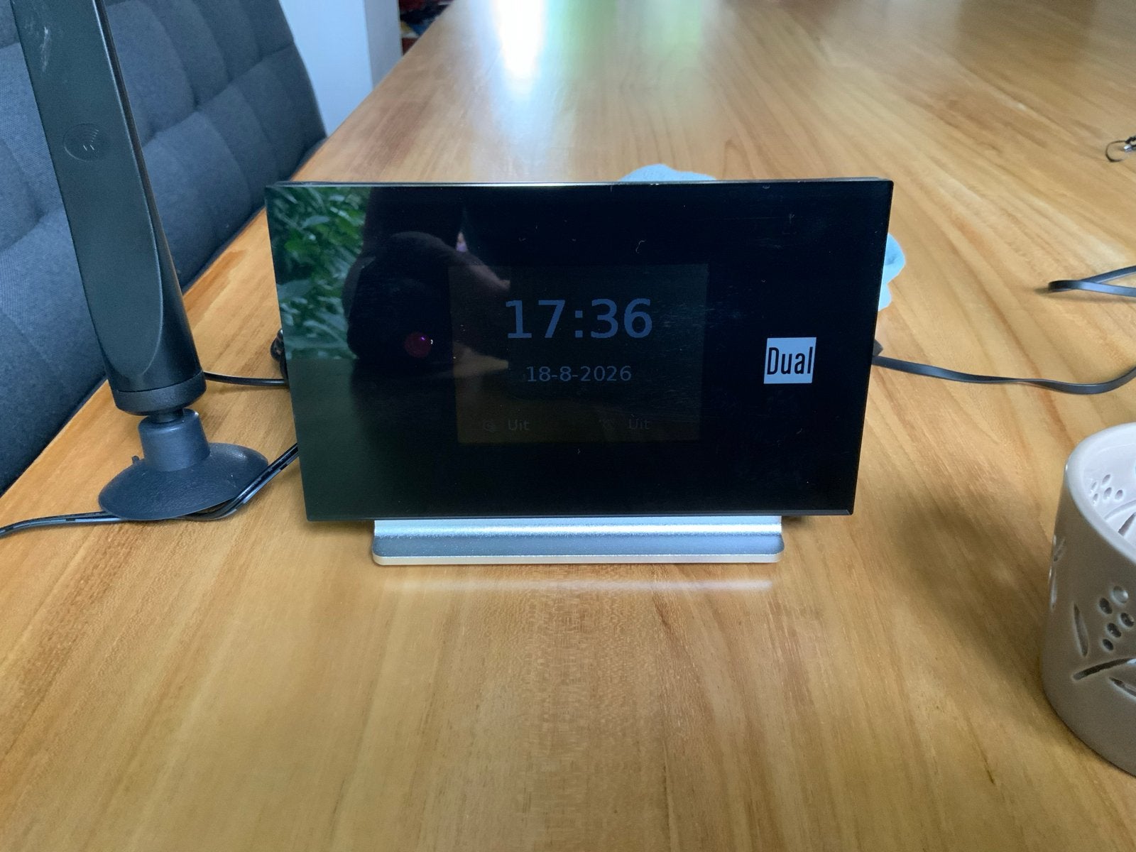 Dual DAB Radio met afstandsbediening en antenne, Ophalen of Verzenden, Zo goed als nieuw, Radio