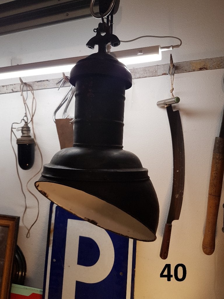 Oude industriele en design lampen lamp jaren, Ophalen of Verzenden