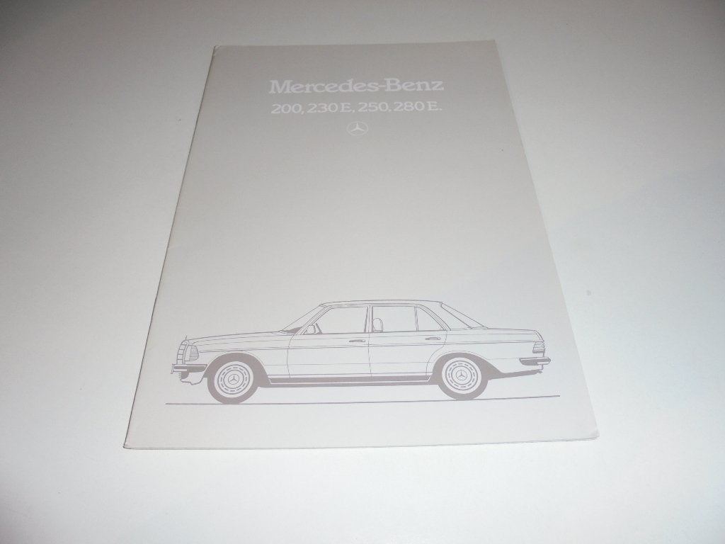 brochure Mercedes W123 200-280 E 1983, Ophalen of Verzenden, Zo goed als nieuw, Mercedes