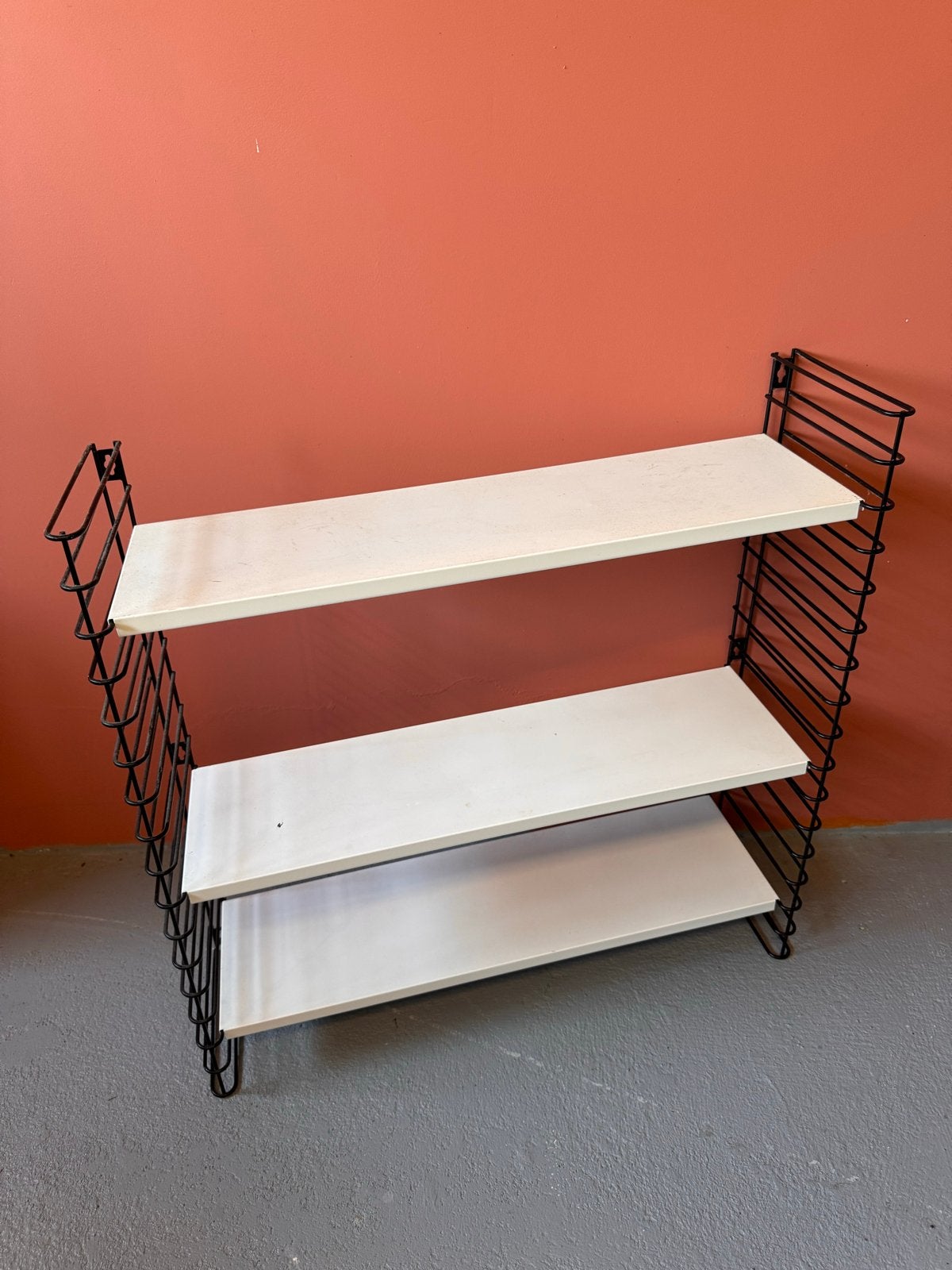 Vintage wandrek/ kruidenrek, Ophalen, Met plank(en), Gebruikt, 100 tot 150 cm