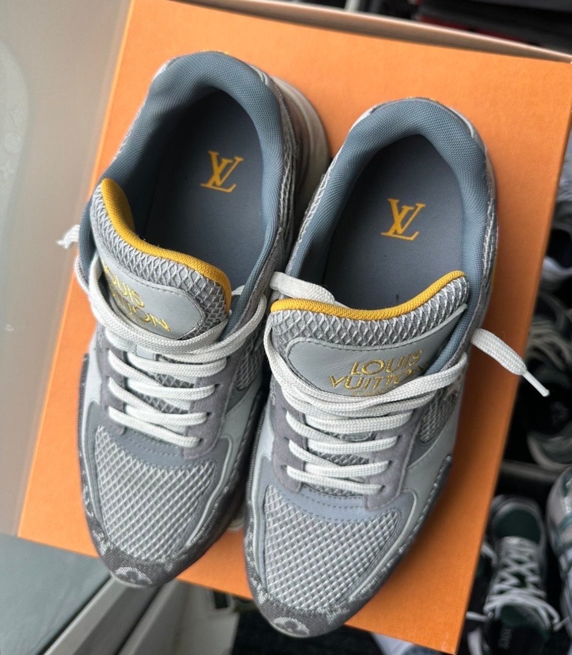 Louis Vuitton Sneakers Maat 40,5, Kleding | Heren, Ophalen of Verzenden, Gedragen, Overige kleuren, Sneakers of Gympen