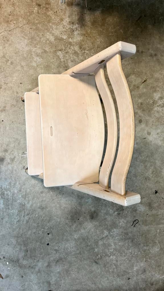 Stokke Tripp Trapp kinderstoel - Beige/Naturel, Ophalen, Gebruikt, Meegroeistoel, Aanschuifbaar