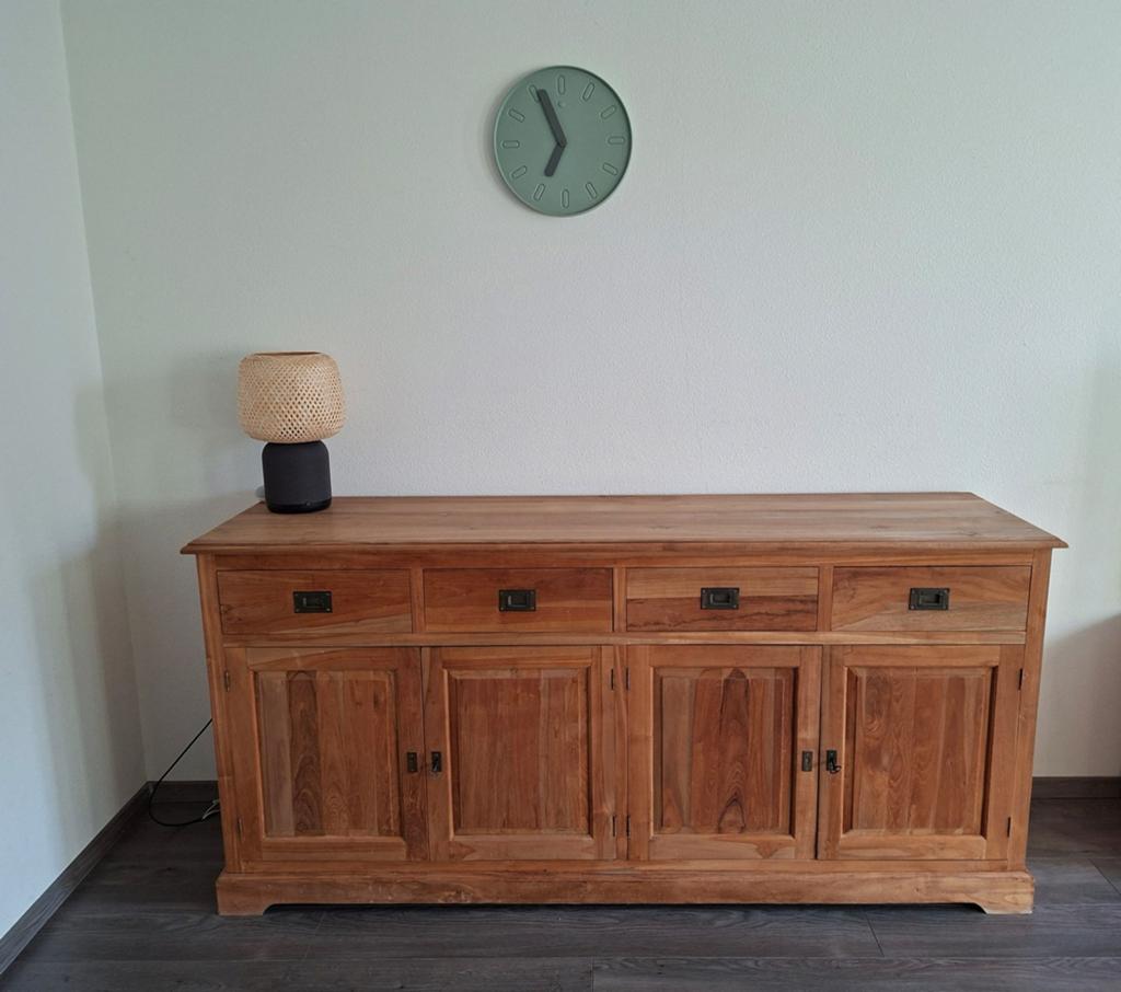 Teakhouten dressoir, Ophalen of Verzenden, Gebruikt, 25 tot 50 cm, 150 tot 200 cm