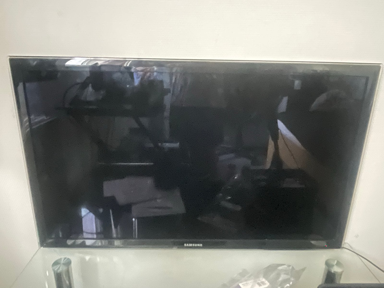 Samsung TV zonder voet, touchscreen, Audio, Tv en Foto, Ophalen of Verzenden, Gebruikt, Samsung