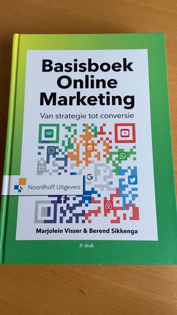 Basisboek online marketing - van strategie tot conversie, Ophalen of Verzenden, Beta, Zo goed als nieuw, HBO