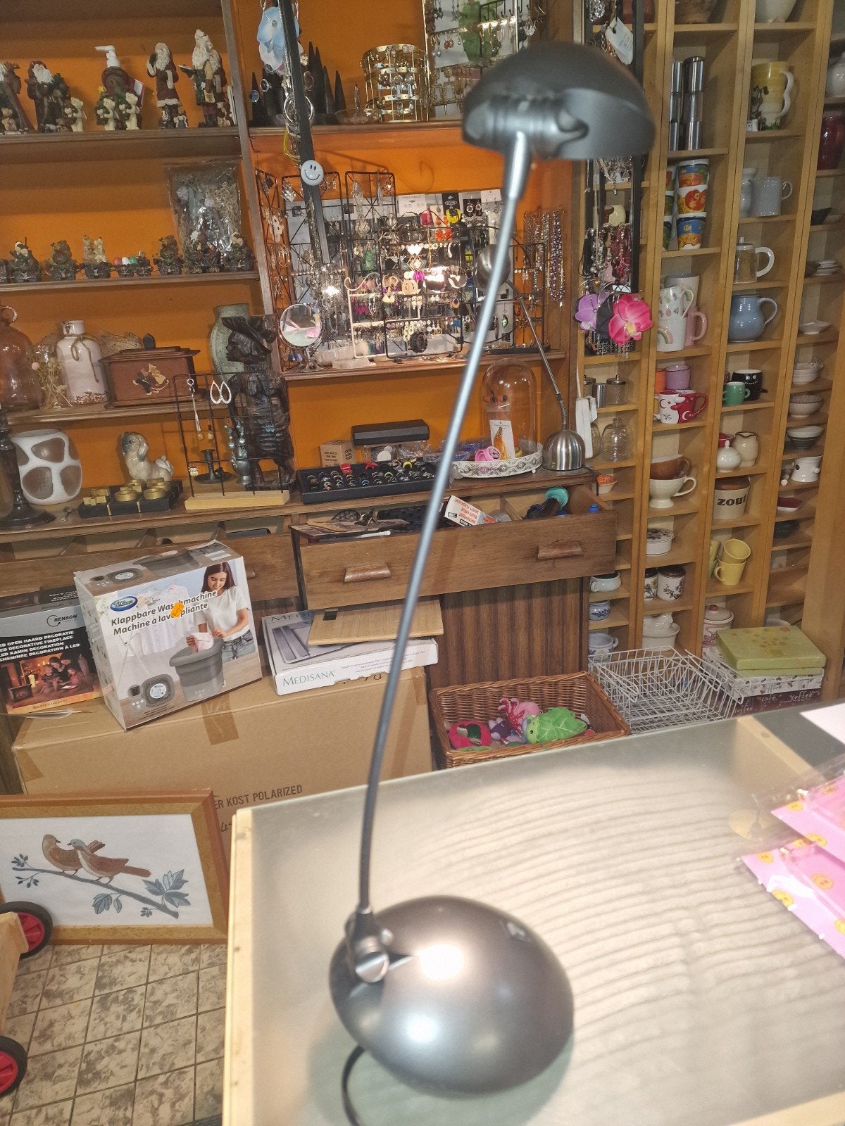 IKEA Bureaulamp met 2 standen, Ophalen, Gebruikt, Grijs, IKEA