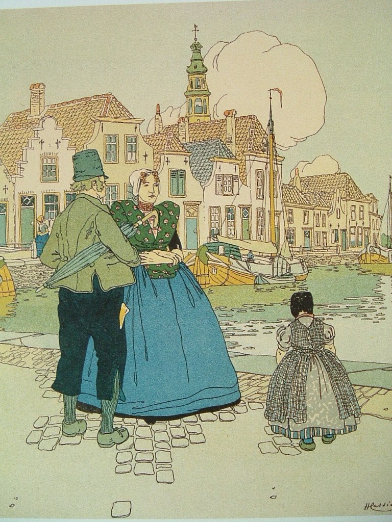 Holland anno 1900, Henri Cassiers., Ophalen of Verzenden, Olaf Klijn, 20e eeuw of later, Gelezen