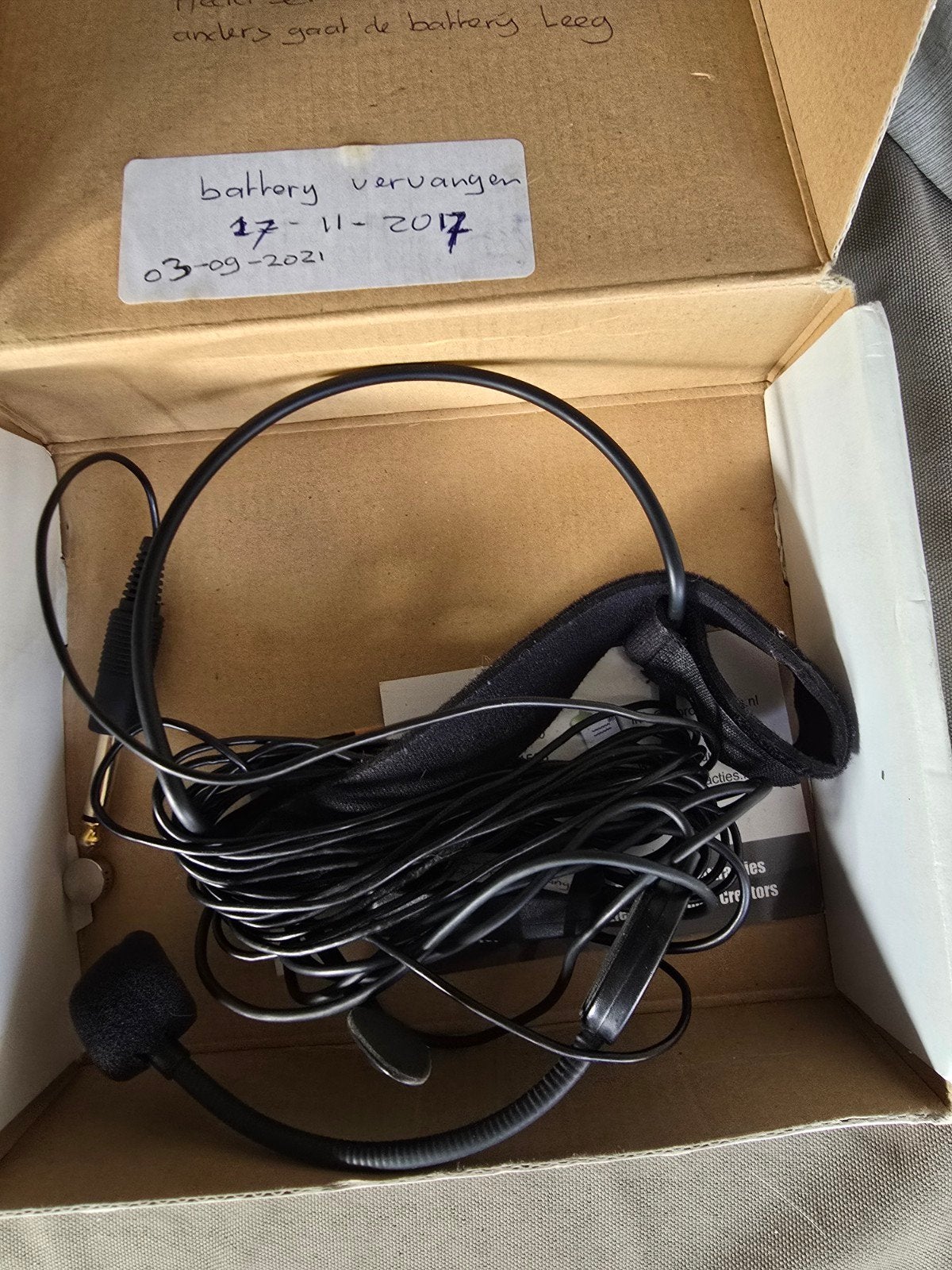 JB Systems HM06/P.S. Professionele Headset Microfoon, Ophalen of Verzenden