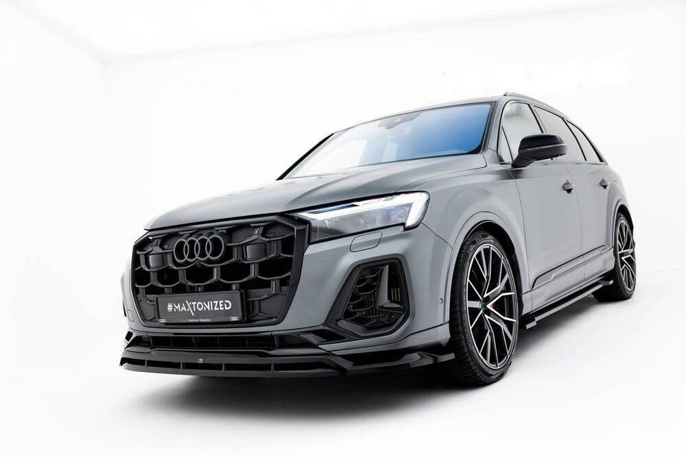 Voorlip sideskirt diffuser spoiler - Audi Q7 S-line 23+, Ophalen of Verzenden