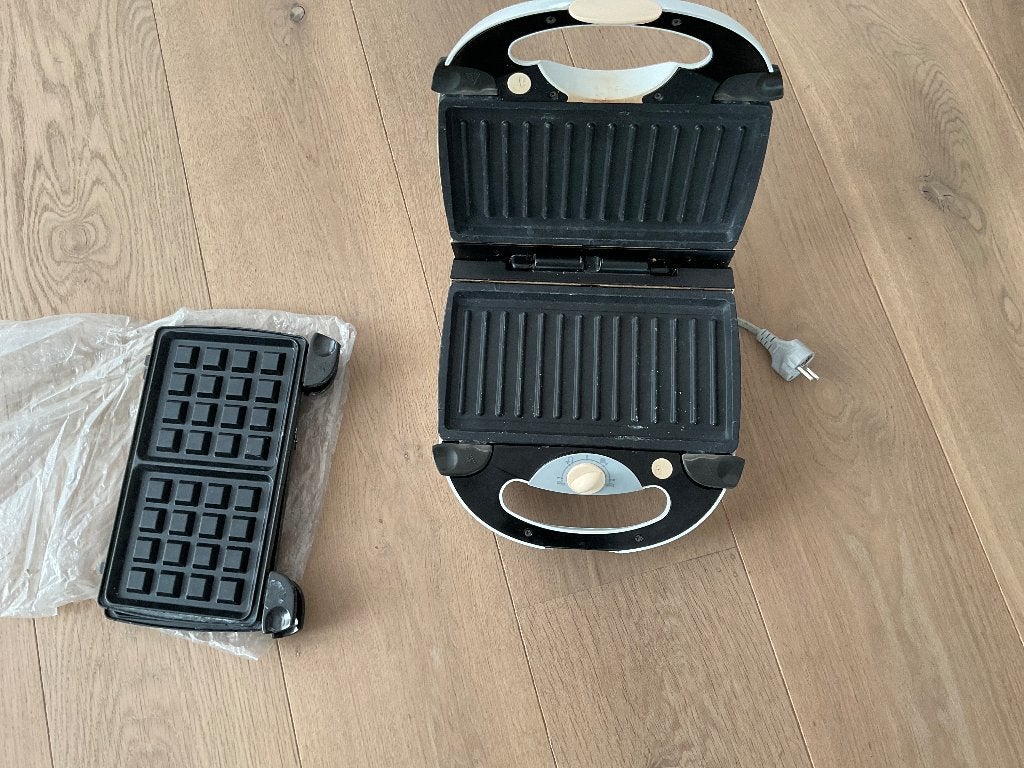 Philips Tosti ijzer, Ophalen of Verzenden, Uitneembare platen, Gebruikt
