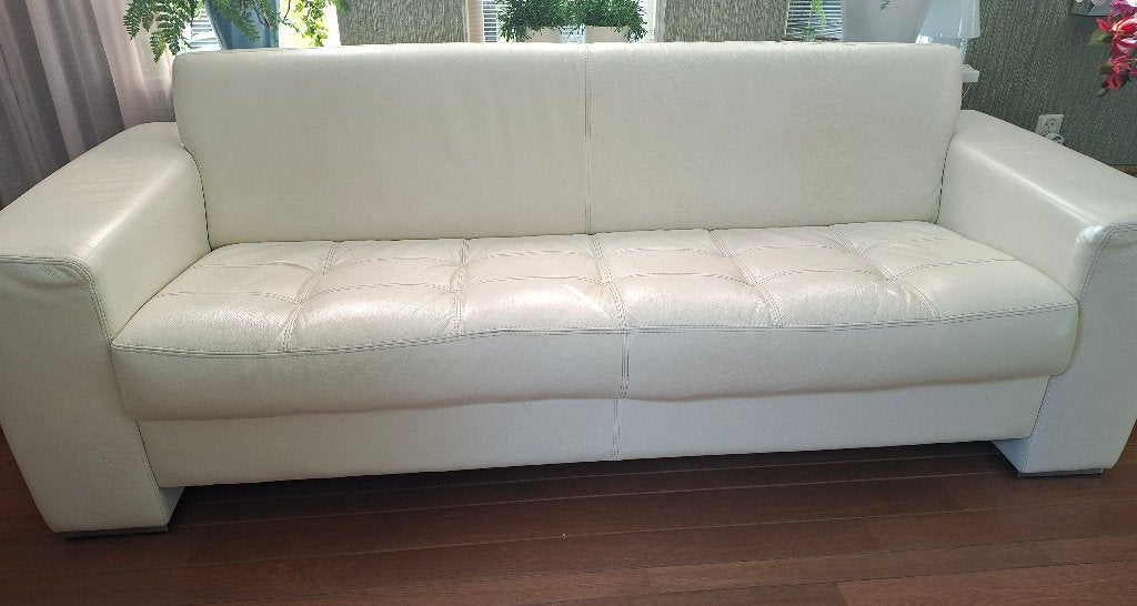 2 en 3 zits bankstel, Ophalen, 150 tot 200 cm, Zo goed als nieuw, Rechte bank